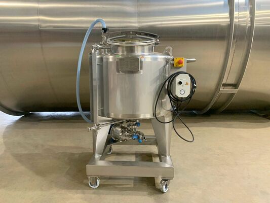 1 x Neuer vertikaler 340L Edelstahl AISI316L Lagertanks