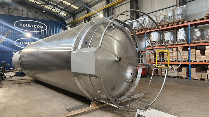 1 x Neuer vertikaler 60.000L Edelstahl AISI304L Lagertank