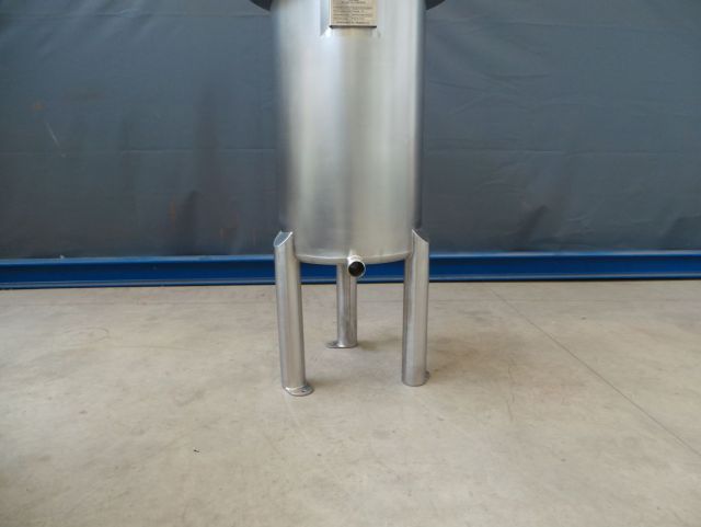 1 x 120L AISI316; simple paroi; vertical