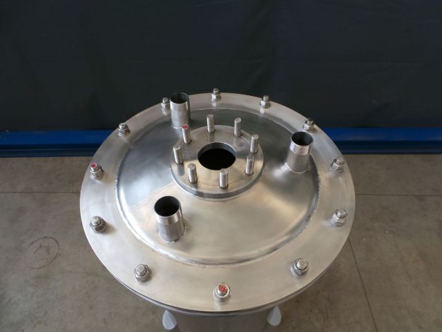 1 x 120L AISI316; simple paroi; vertical