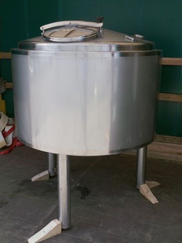 2 x 1060L - 9 US bbl - 280 US gal AISI316; heat-exchanger; insulated; vertical; conical bottom