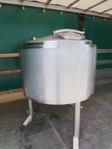 2 x 1060L - 9 US bbl - 280 US gal AISI316; heat-exchanger; insulated; vertical; conical bottom