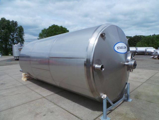 1 x 14.4m³ V2A; wärmetauscher; isoliert; ruhrwerke; vertikal; konisch