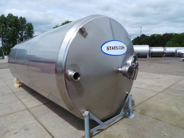 1 x 14.4m³ V2A; wärmetauscher; isoliert; ruhrwerke; vertikal; konisch