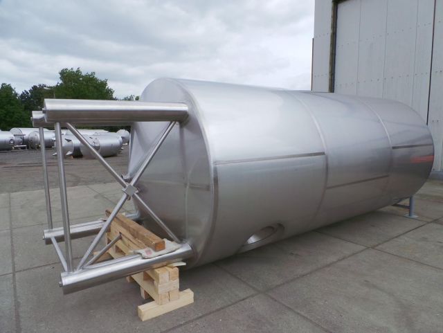 1 x 14.4m³ V2A; wärmetauscher; isoliert; ruhrwerke; vertikal; konisch