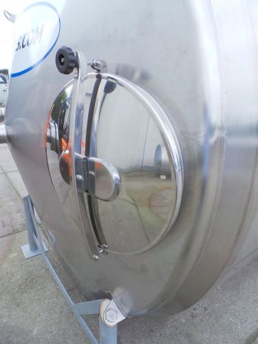 1 x 14.4m³ V2A; wärmetauscher; isoliert; ruhrwerke; vertikal; konisch