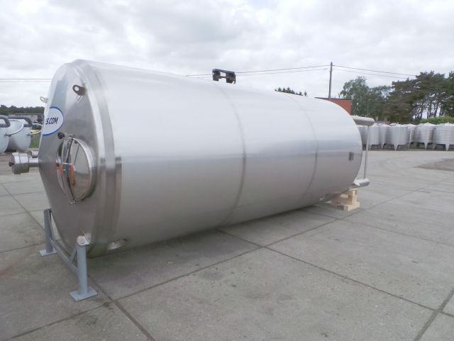 1 x 14.4m³ V2A; wärmetauscher; isoliert; ruhrwerke; vertikal; konisch