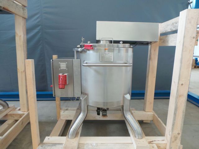 1 x 160L & 1 x 250L V4A; einwandig edelstahl Mischbehalter