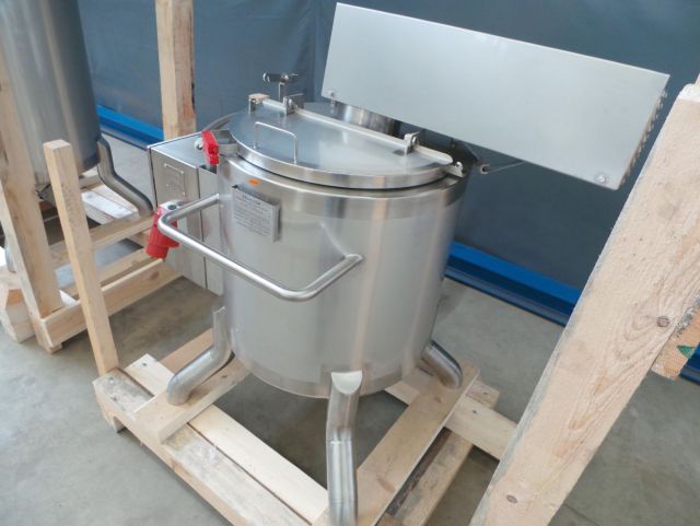 1 x 160L & 1 x 250L V4A; einwandig edelstahl Mischbehalter