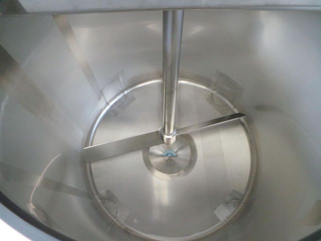 1 x 160L & 1 x 250L V4A; einwandig edelstahl Mischbehalter