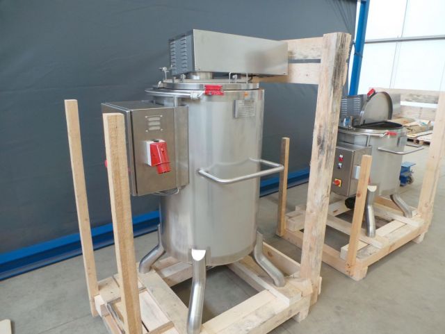 1 x 160L & 1 x 250L V4A; einwandig edelstahl Mischbehalter