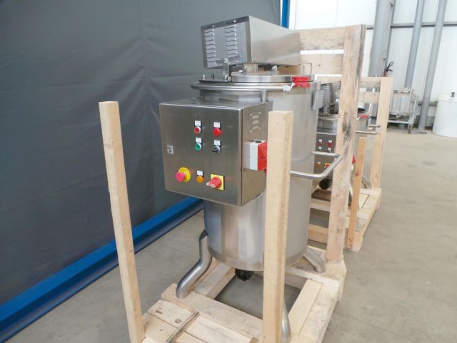 1 x 160L & 1 x 250L V4A; einwandig edelstahl Mischbehalter