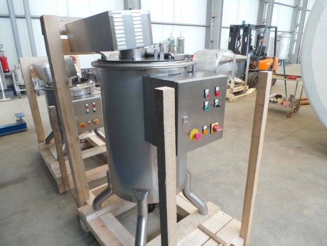 1 x 160L & 1 x 250L V4A; einwandig edelstahl Mischbehalter