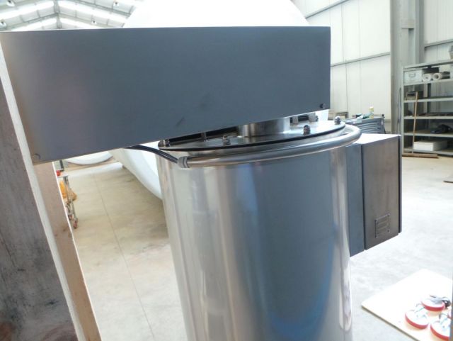 1 x 160L & 1 x 250L V4A; einwandig edelstahl Mischbehalter