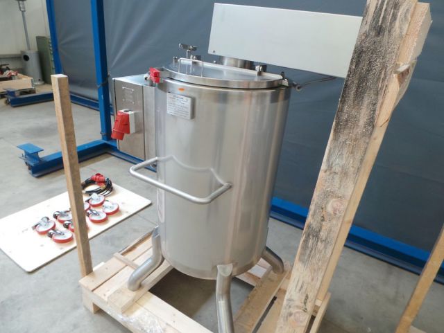 1 x 160L & 1 x 250L V4A; einwandig edelstahl Mischbehalter