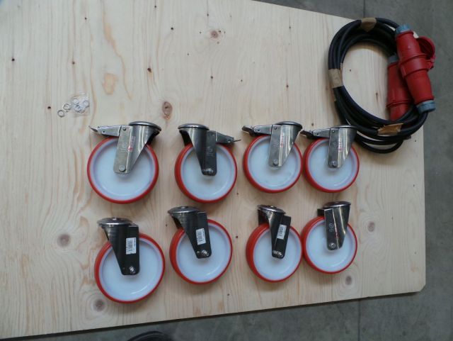 1 x 160L & 1 x 250L V4A; einwandig edelstahl Mischbehalter