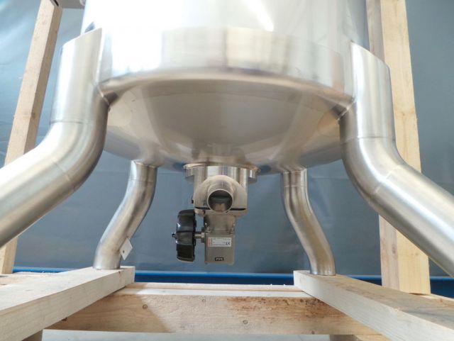 1 x 160L & 1 x 250L V4A; einwandig edelstahl Mischbehalter