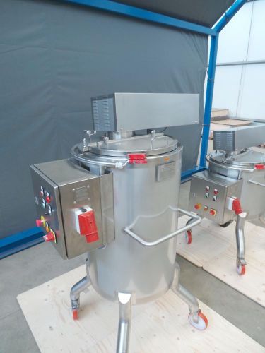 1 x 160L & 1 x 250L V4A; einwandig edelstahl Mischbehalter