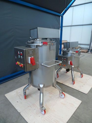 1 x 160L & 1 x 250L V4A; einwandig edelstahl Mischbehalter