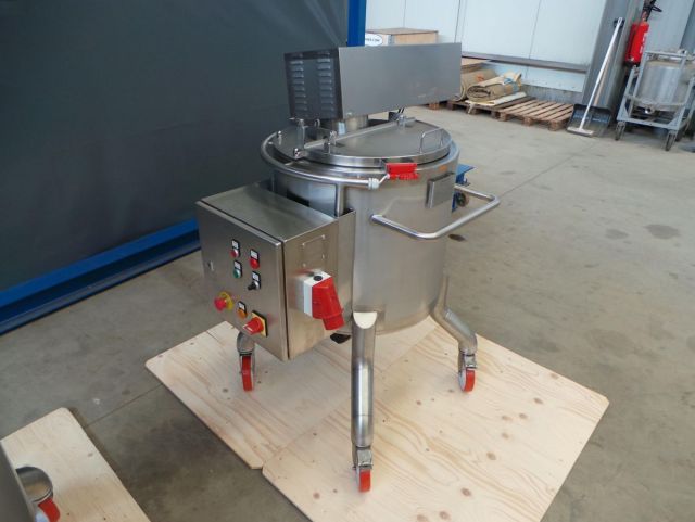 1 x 160L & 1 x 250L V4A; einwandig edelstahl Mischbehalter