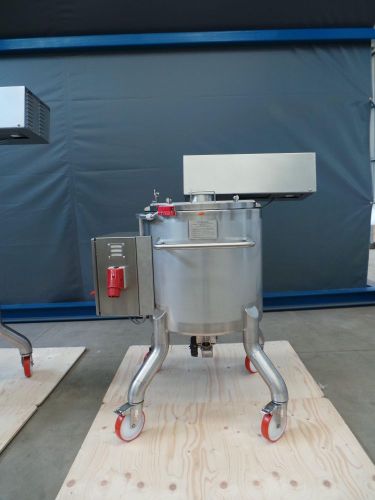 1 x 160L & 1 x 250L V4A; einwandig edelstahl Mischbehalter
