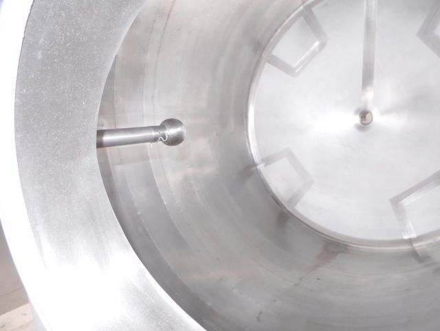 1 x 1.100L - 9 US bbl - 290 US gal AISI 304; cooling tank; heat-exchanger; vertical; conical