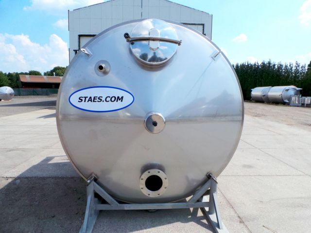 2 x 10m³ V2A; Gärtanks; Wärmetauscher; Isoliert; Vertikal