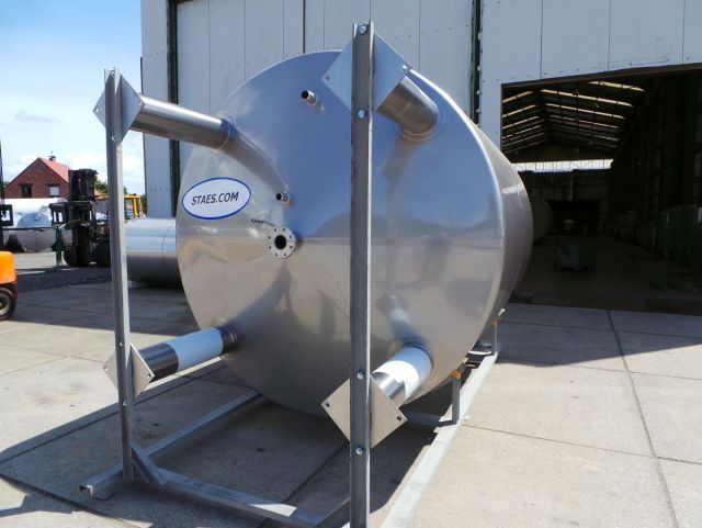 1 x 10.5m³ V4A; Mischbehälter; Vertikal; Wärmetauscher; Ruhrwerke Dissolver