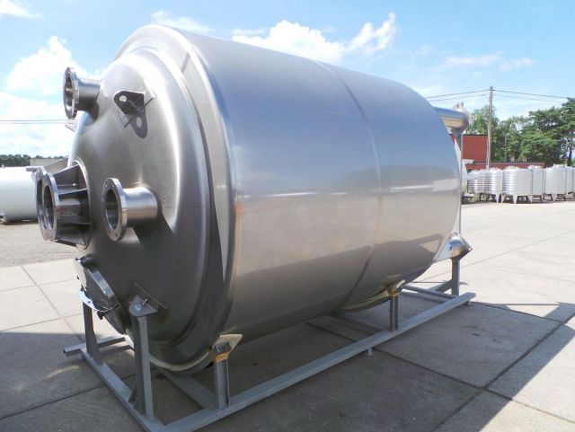 1 x 10.5m³ V4A; Mischbehälter; Vertikal; Wärmetauscher; Ruhrwerke Dissolver