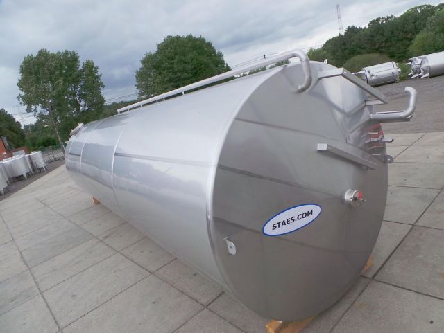1 x 100m³ V2A; Isolierten Behälter; Wärmetauscher; Vertikal