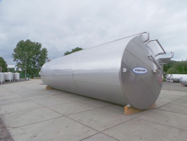 1 x 100m³ V2A; Isolierten Behälter; Wärmetauscher; Vertikal