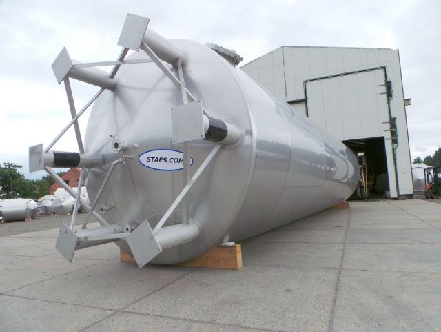 1 x 100m³ V2A; Isolierten Behälter; Wärmetauscher; Vertikal