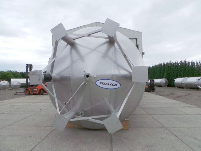 1 x 100m³ V2A; Isolierten Behälter; Wärmetauscher; Vertikal