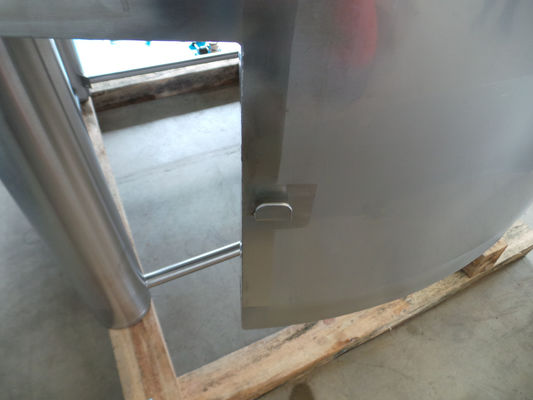 1 x 1.5m³ bier kookketel; brouwketel; geisoleerd met schouw voor gasdampen