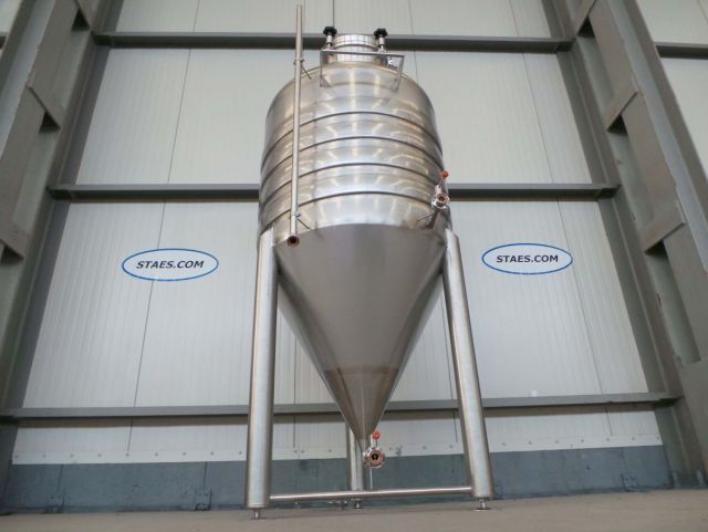 3 x 1.500L - 12 US bbl - 396 US gal - AISI304; CCT beer fermentors; fermentation tank for beer; heat exchanger