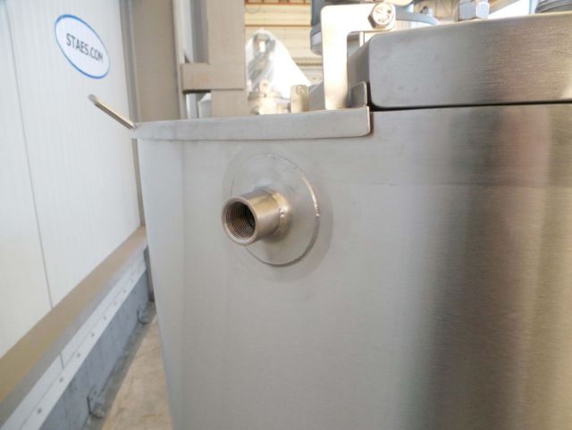 1 x 1.200L - 10 US bbl - 317 US gal - AISI304; stainless-steel mixing tank