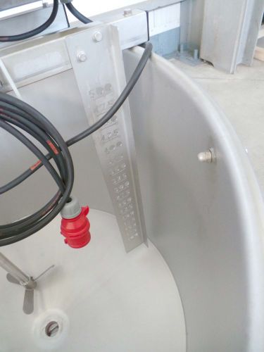 1 x 500L V2A; Mischbehälter; Schnelläufer Rührwerk