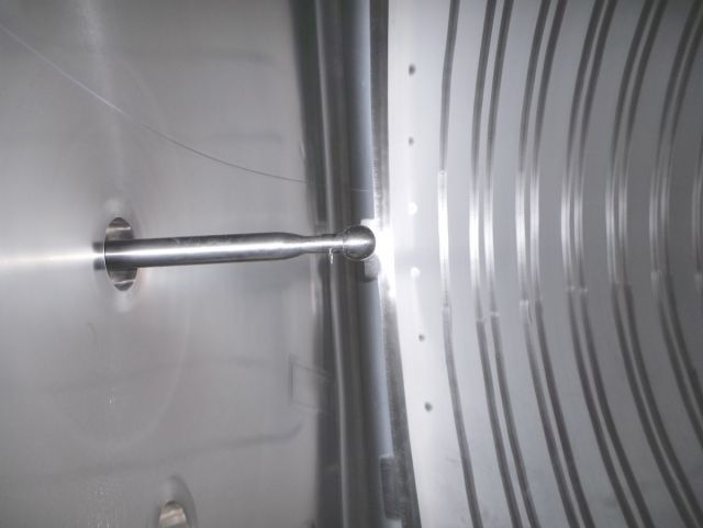 13 x 14.2m³ AISI304; BBT bright beer tanks; vertical on legs, insulated tank; heat exchanger