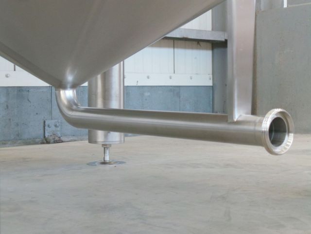 2 x 3m³ AISI304; RVS inox druktanks voor 0.3 bar