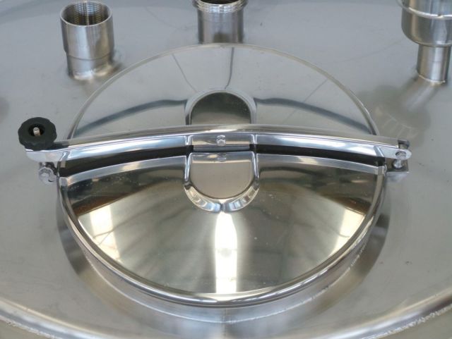 1 x 2.5m³ AISI304; roestvrijstalen geisoleerde opslagtank