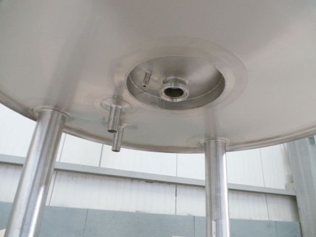 1 x 520L AISI304 cuve agité pour le chocolat; échangeur thermique; isolation; trémie