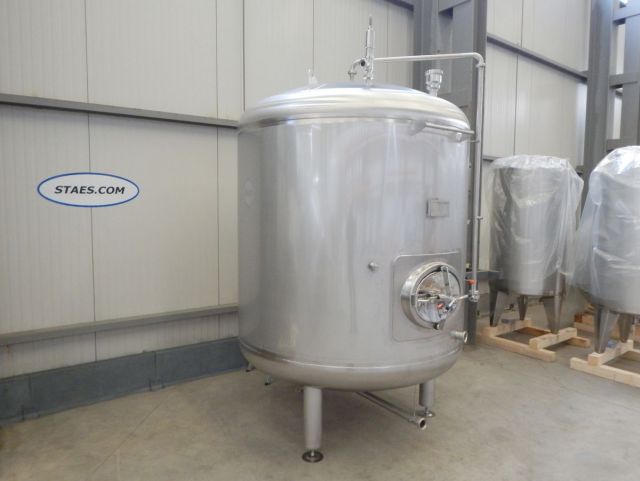 1 x 4.6m³ AISI304 BBT V2A Druckbehälter; PED CE TüV; 10% Rx