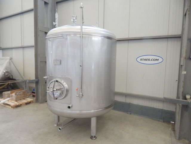 1 x 4.6m³ AISI304 BBT V2A Druckbehälter; PED CE TüV; 10% Rx