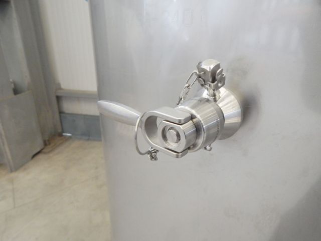 1 x 4.6m³ AISI304 BBT V2A Druckbehälter; PED CE TüV; 10% Rx