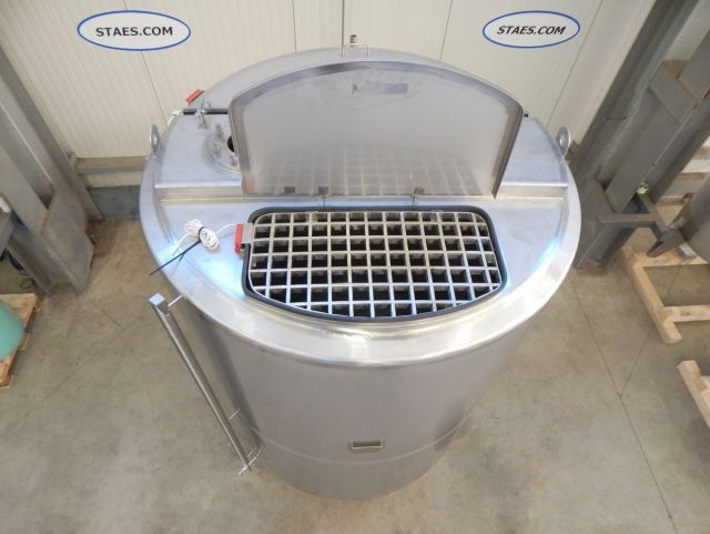 1 x 3.300L AISI304 Mischtank; Wärmetauscher; Isolierung