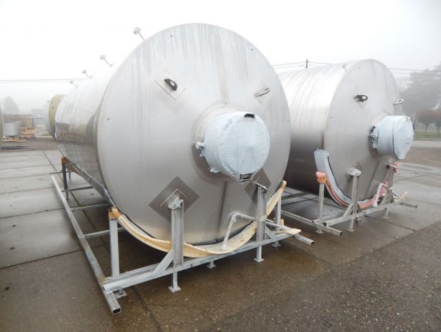 2 x 13m³; CCT cuves de fermentation de la bière; PED CE TüV; 10% Rx