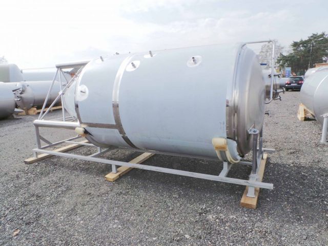 2 x 5.2m³ & 1 x 4.2m³ AISI304; CCT bier fermentatie tanks; PED CE TüV; 10% Rx