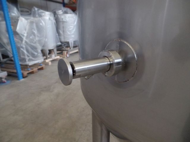 1 x 1m³ AISI304; CCT beer fermenters; PED CE TüV; 10% Rx