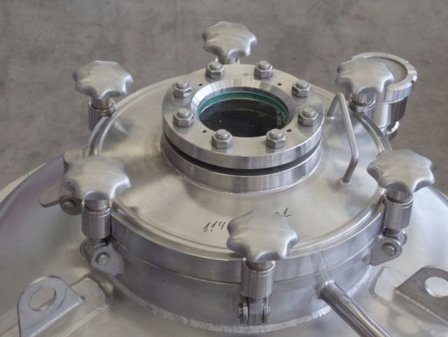 1 x 1m³ AISI304; CCT beer fermenters; PED CE TüV; 10% Rx