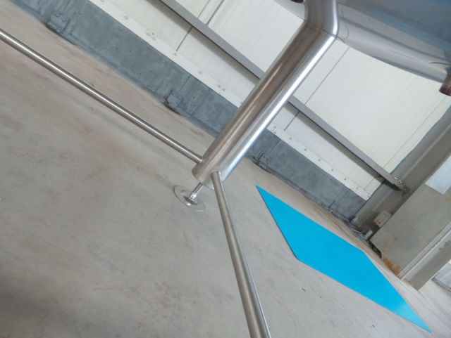 4 x 2.500L AISI316 mixing tank; gate agitator with scrapers; heat exchanger; insulation